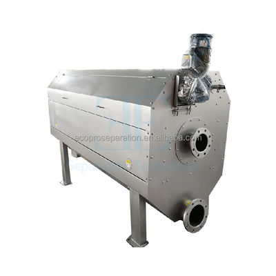 85L/H Internally fed Rotary Drum Screen SUS304 0.75kw Rotating Drum Screen
