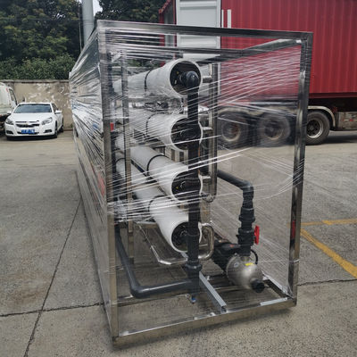Air murni Industri Reverse Osmosis Air Filter 1m3/H-200m3/H 300 Kg Berat