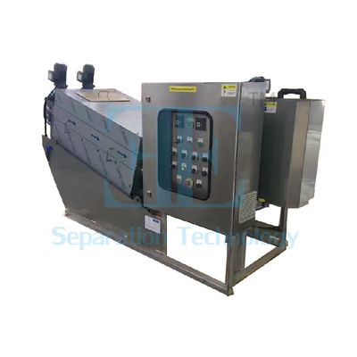 6.8-100m3/H Screw Press Sludge Dewatering Machine SUS304 Screw Press Air Limbah