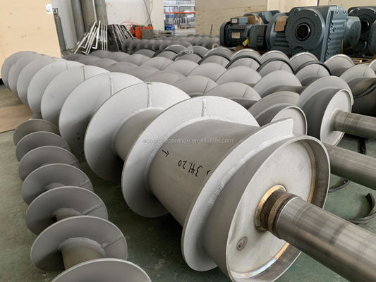 24-40kg/H Dewatering Screw Press Mesin Pengolahan Limbah Multi Disk Screw Press