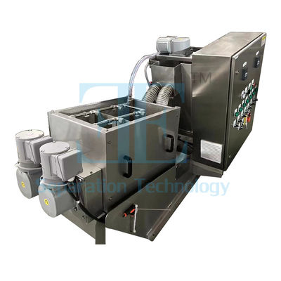 Dewatering Limbah Air Limbah Screw Press 0,8-12m3/H Screw Limbah Dewatering Mesin