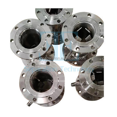 Baja ringan Housing Static Mixing Pipe Element Static Mixer kimia tanpa gerak
