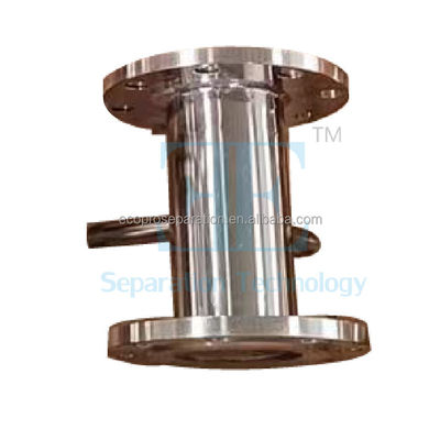 Ukuran Maksimum 6000mm Static Mixer Helical Mixing Of Raw Materials dengan Desain Tubular