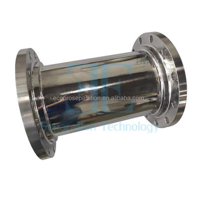 Liquid Static Mixer Pengolahan Air Baja tahan karat untuk pencampuran optimal di industri