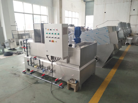 SUS304/316/316L Sistem Dosis Kimia Peralatan Dosis Polimer PAM Otomatis