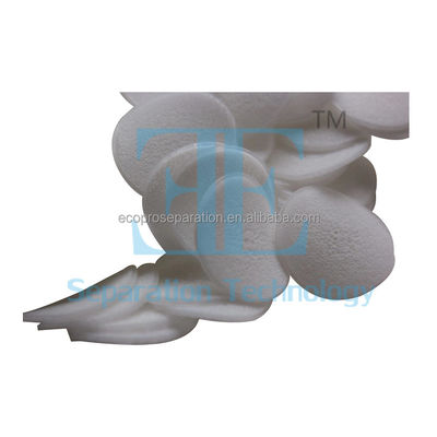 Pakai Biochip Mutag Gratis MBBR 30mm Dia MBBR Filter Media 500L/Jam