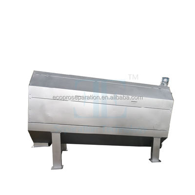 85L/H Internally fed Rotary Drum Screen SUS304 0.75kw Rotating Drum Screen