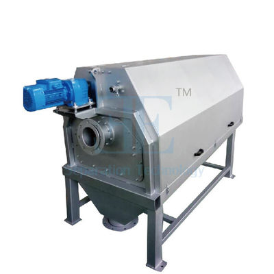 85L/H Internally fed Rotary Drum Screen SUS304 0.75kw Rotating Drum Screen
