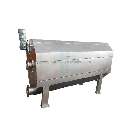 SUS304 Self-cleaning Rotary Drum Screen Untuk Peralatan Pengolahan Air Limbah
