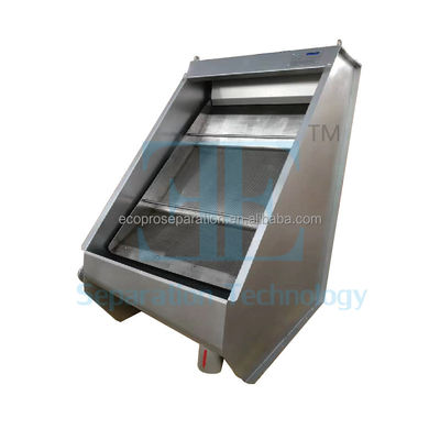 SUS304 SUS316 Whedge Wire Screen 0.2mm Mesh Static Screen Air limbah