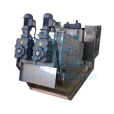 12000L/H Limbah Dewatering Screw Press Pengolahan Air Limbah Limbah Screw Press