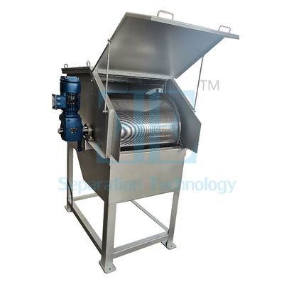 Screen drum putar stainless steel untuk pemisahan TSS di air limbah eksternal