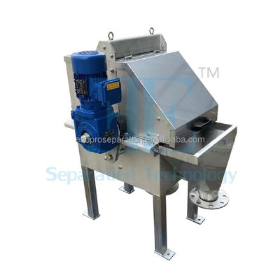 Penghapusan TSS Pemanfaatan Eksternal Rotary Drum Screen Air limbah 100L/Jam