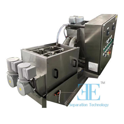 Advanced Automatic Screw Press Screw Press Kurang dari 80% Kandungan Kelembaban Dengan ASCO Solenoid Valve