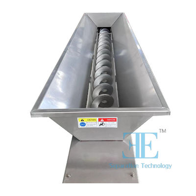 Screw Press 300mm Shaft Spesifikasi Limbah Dewatering Mesin Untuk Setelah Layanan