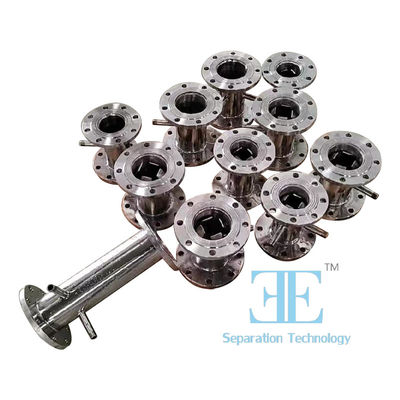 Stainless Steel Static Mixer untuk pencampuran yang konsisten dan kontrol suhu hingga 300 ° F