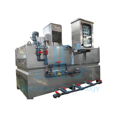 Sistem Dosis Polimer dengan Berat Operasi 800Kg Perlindungan IP65 Schneider/Omron PLC