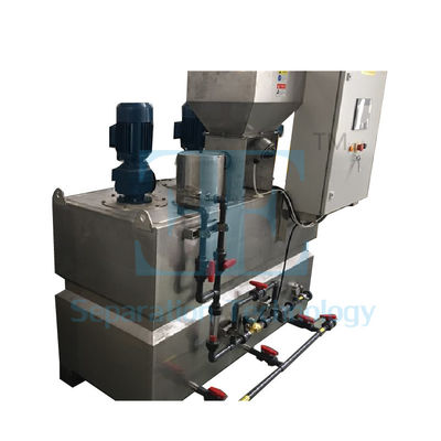 Peralatan persiapan polimer canggih dengan output 2000L/H dan kontrol layar sentuh