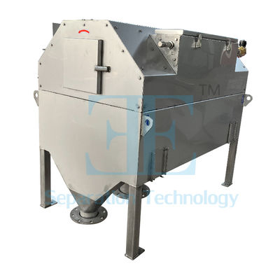 Filtrasi Logam/Plastik Filter Drum Rotary Internal Feed dengan kecepatan putaran 4-20 dan opsi yang dapat disesuaikan