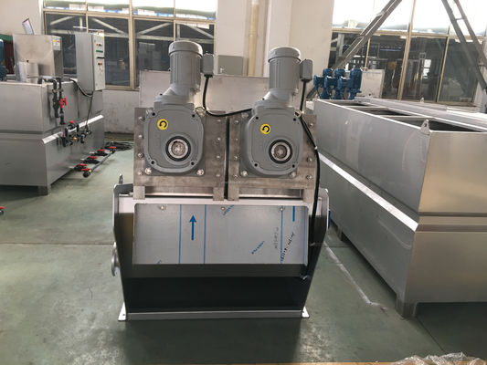 Mesin Pengering Lumpur Screw Press 2.4-30m3/jam SUS304