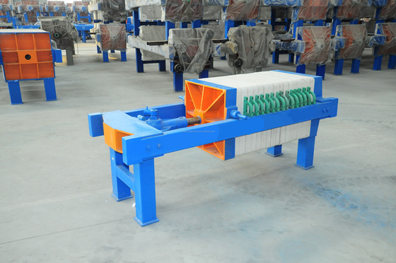 Mesin Filter Press Bingkai Pelat Manual 4m2 untuk Pengolahan Air Limbah