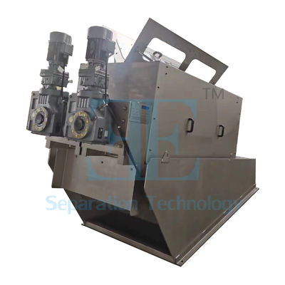 Mesin Pengering Limbah Industri Screw Press 10-150m3/h Kapasitas